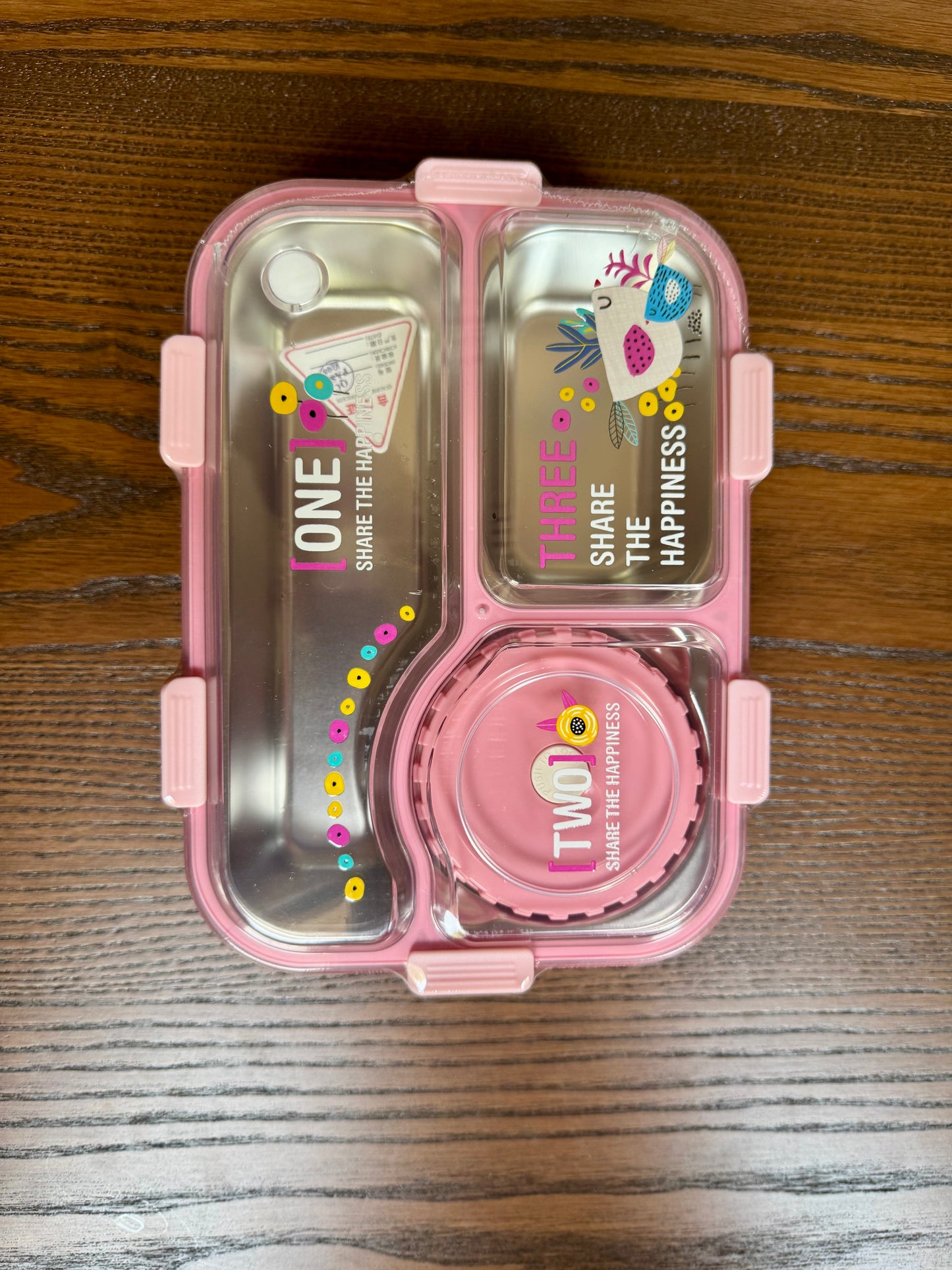 3-Compartment Bento School Lunch Box โ Airtight, Stylish & Heat-Insulated