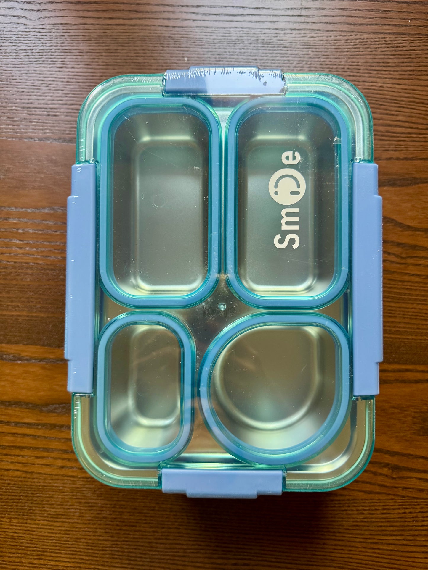 School Lunch Box, LeakProof, Blue Color Lunch Box, Stainless Steel Lunch Box,