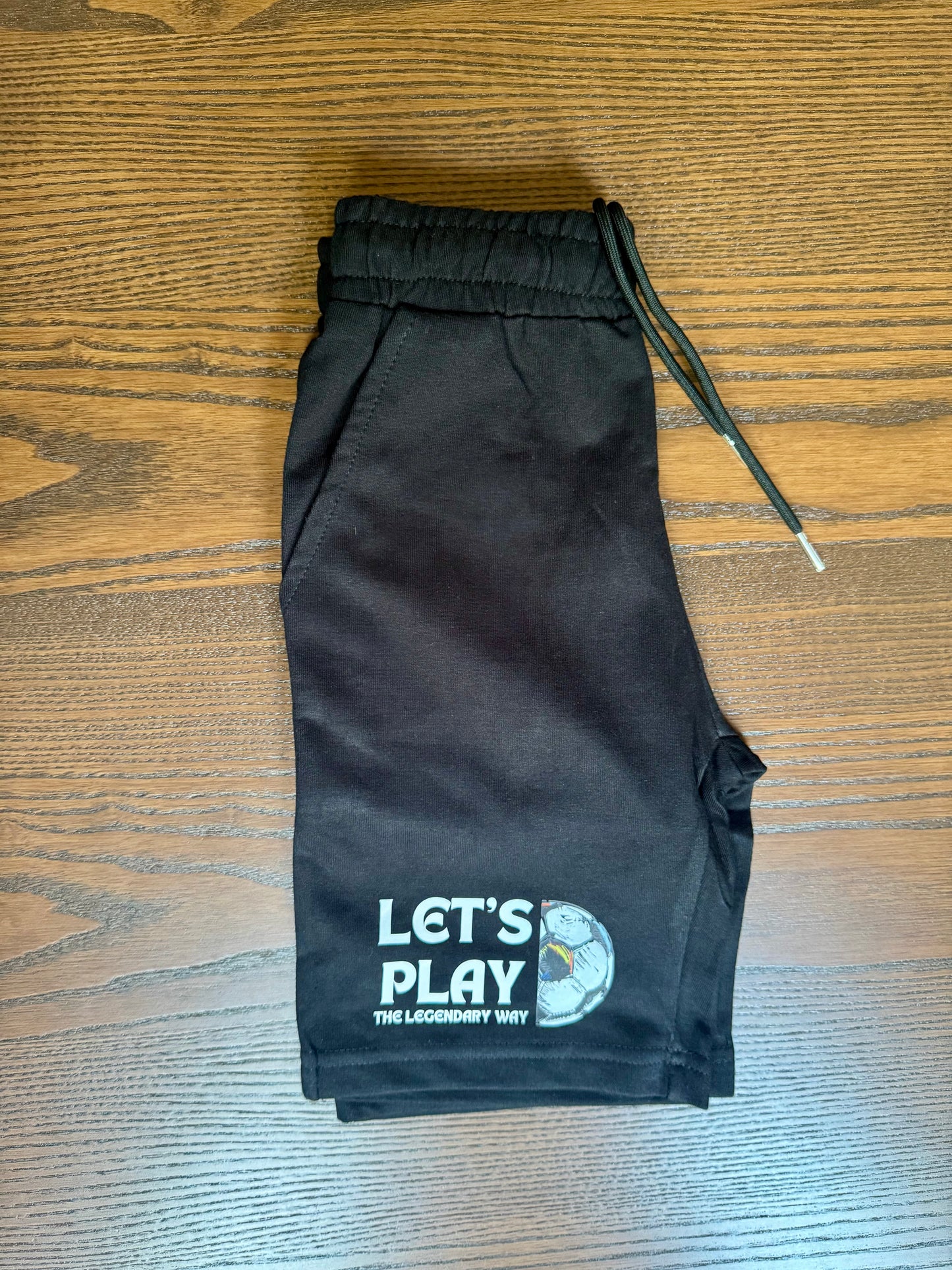 Black Shorts, Plain Black Shorts, Bottoms, Sportswear, Boxer, Pull on Shorts