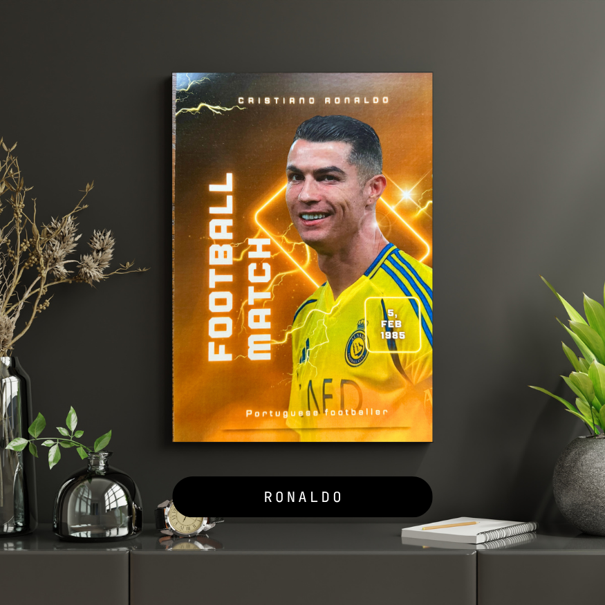 From Streets to Stadiums | Ronaldo's Journey in One Frame | Poster
