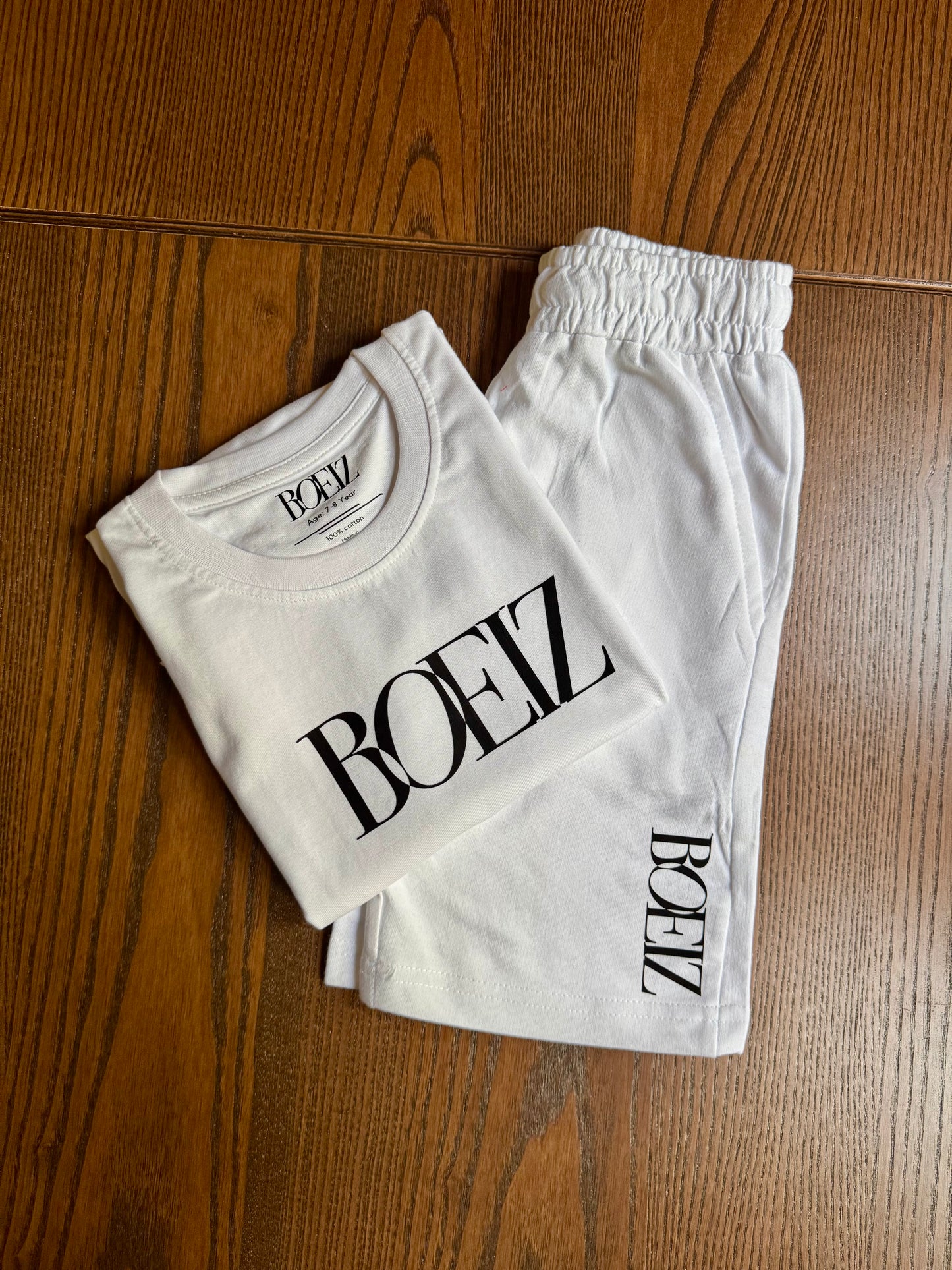 BOEIZ Signature White Coord Set – Bold, Clean & Confident