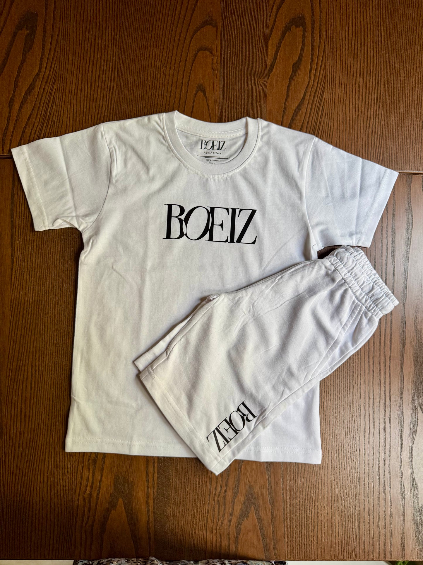 BOEIZ Signature White Coord Set – Bold, Clean & Confident