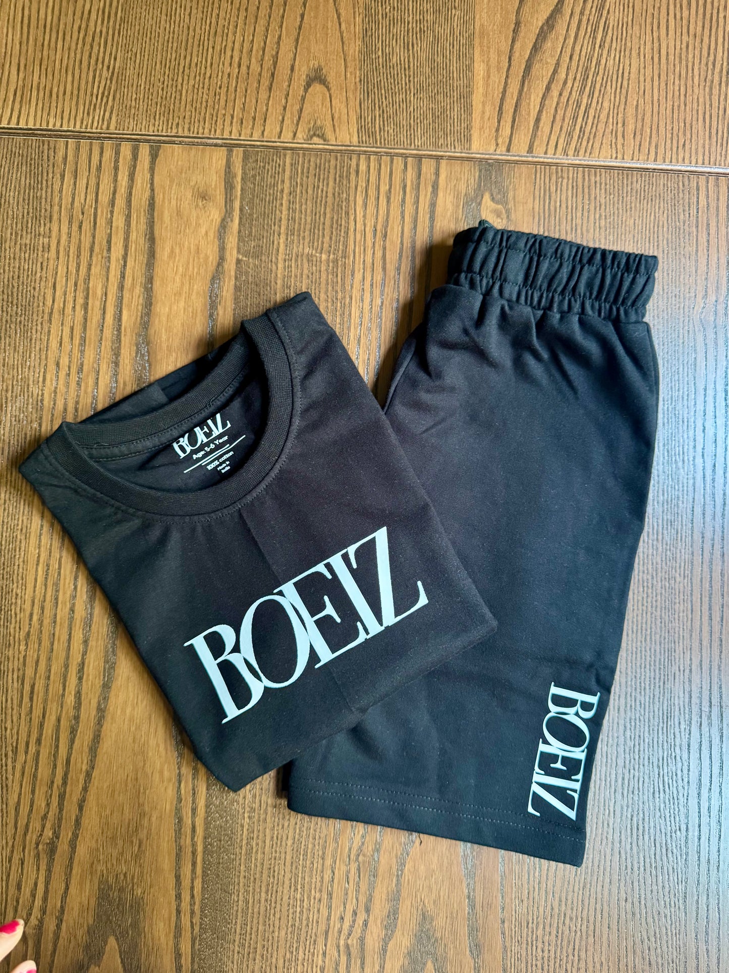 BOEIZ Signature Black Coord Set – Bold, Clean & Confident