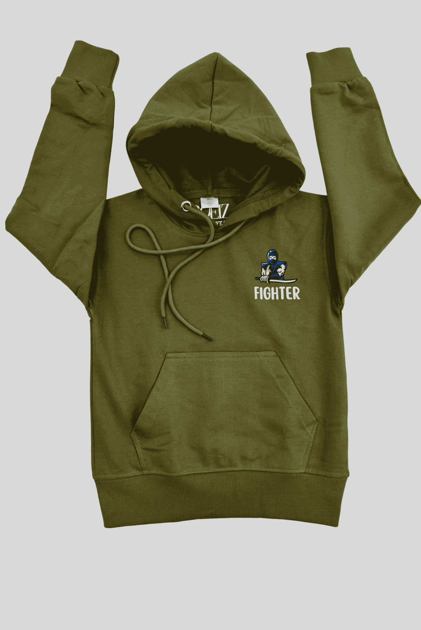 Hoodie, Kids Ninja fighter Graphic Hoodie Pullover, Cool Worrier Pullover, Ninja Boy, fighter Outfit For boys, Fighter Pullover Hoodie, warrior Graphic, Kids online store, green hoodie for 5-14 years, children wear,