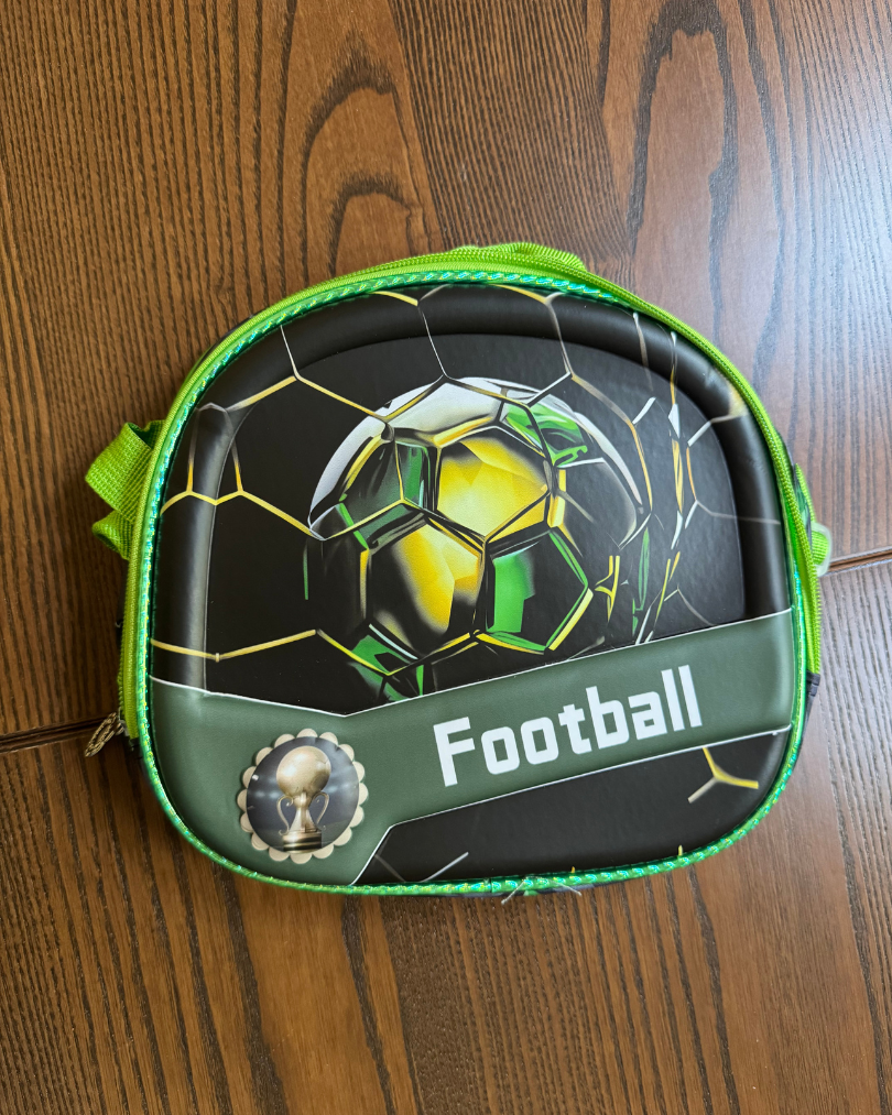 Football print school bag, school lunch bag, for Juniors, Birthday Gift for Boys, Return Gift Lunch bag & Pounch combo Lunchtime, school lunch ideas, school lunch box, back pack, school bag, school, school Bag, School Bag football Print, bags for football players.