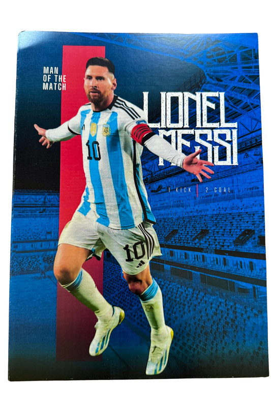 Silent Killer | Messi in Motion | A4 Size Poster