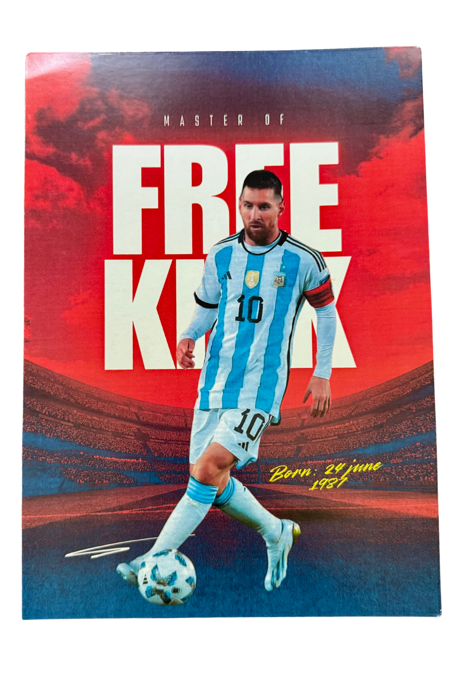 The Magic of the Game | A4 Size Lionel Messi Poster | Unframed