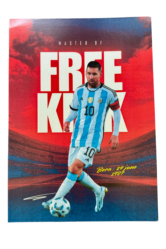 The Magic of the Game | A4 Size Lionel Messi Poster | Unframed