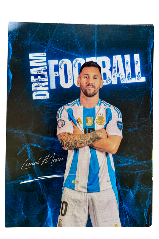 Lionel Messi Poster | Inspire Your Space | A4 Size Messi Poster | UNFRAMED