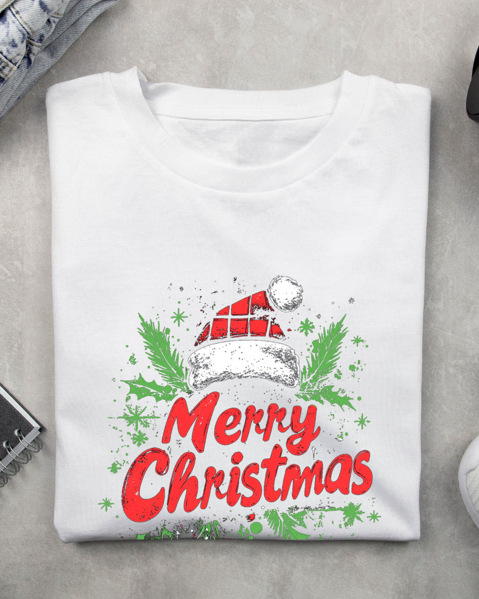 Boeiz Merry Christmas T-Shirt for Boys– Simple & Festive