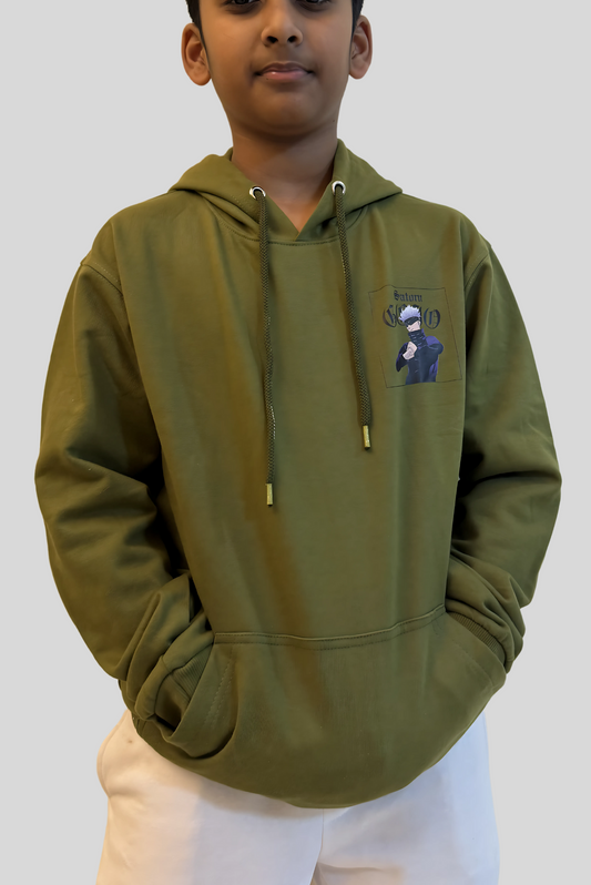 Olive green color Hoodie, Pullover for Boys, Sweatshirt, 