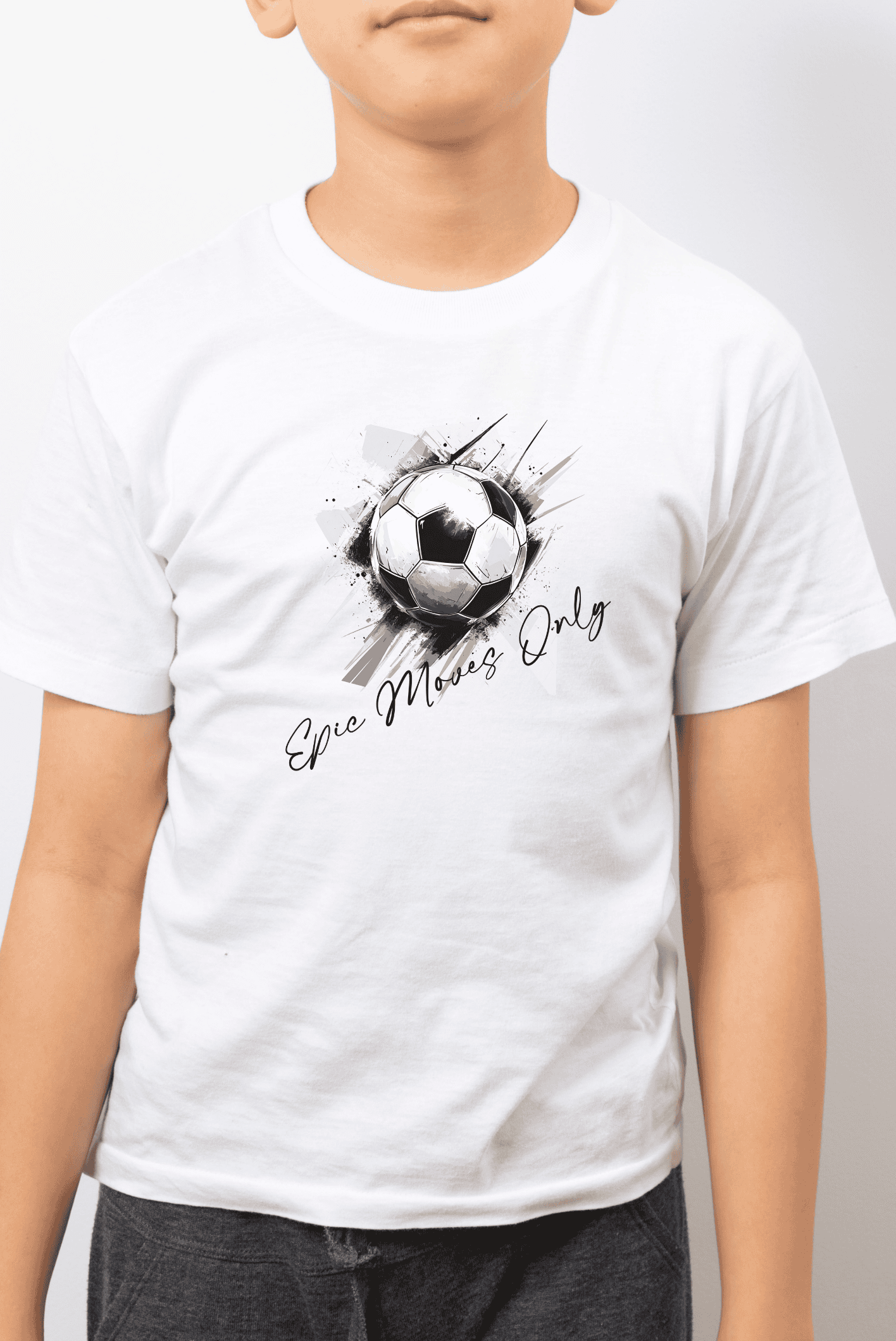 boys fashion, kids wear, White T-shirt kids clothing stores, baby store near me, Fashion, Football T-shirt Print, ronaldo football tshirt, 
