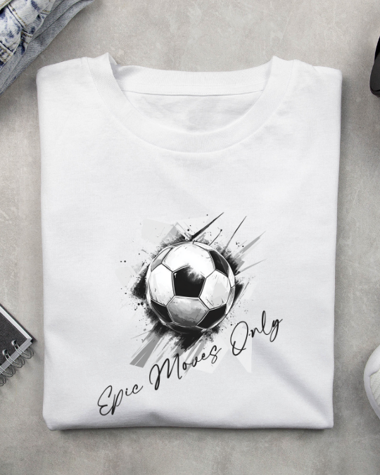 boys fashion, kids wear, White T-shirt kids clothing stores, baby store near me, 
 Fashion, Football T-shirt Print, football t-shirt kids, football t shirt children, football clothes for kids