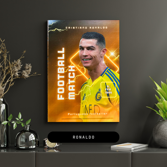 From Streets to Stadiums | Ronaldo's Journey in One Frame | Poster