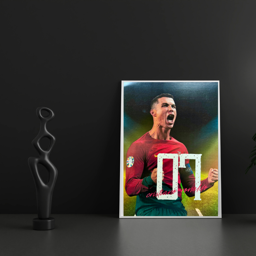 Cristiano Ronaldo | Legendary Football Poster
