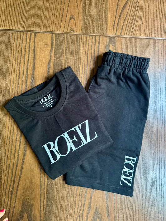BOEIZ Signature Black Coord Set – Bold, Clean & Confident