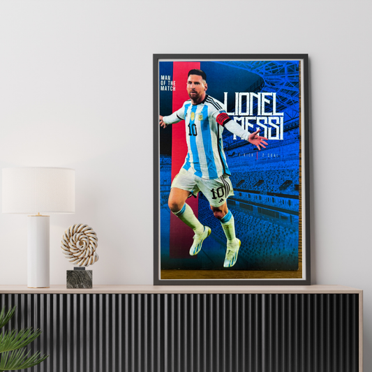 Silent Killer | Messi in Motion | A4 Size Poster