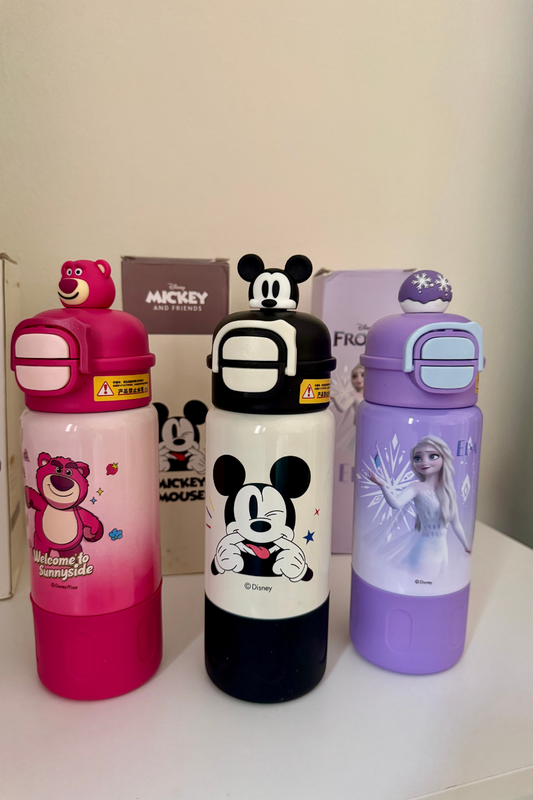 Disney 500ml 2-in-1 Star Plus Vacuum Steel Bottle – Insulated & Adorably Functional!