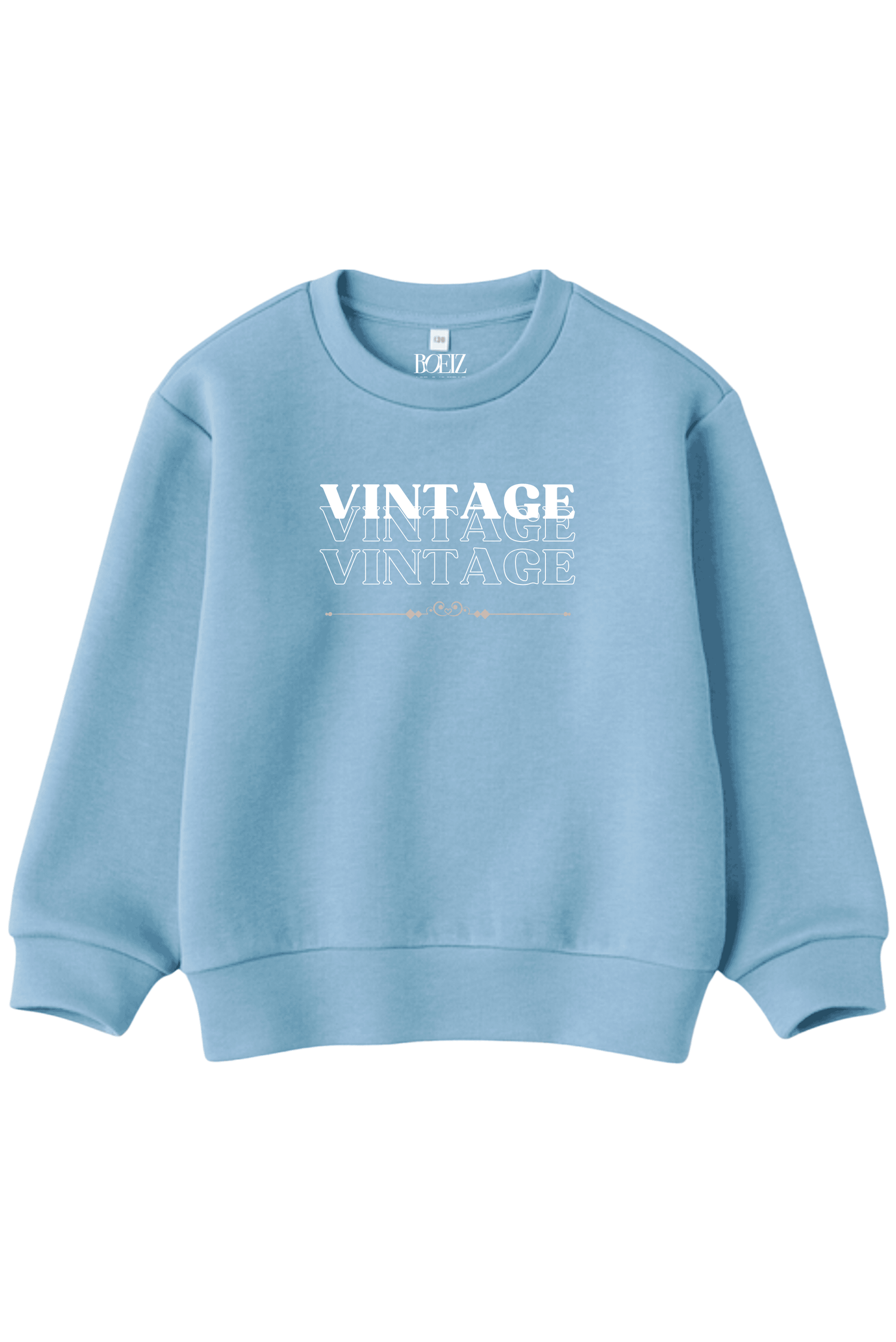 Long Sleeve Casual Vintage Graphic Sweatshirt, Loose Fit, Limited Edition Graphic Crew Neck, 