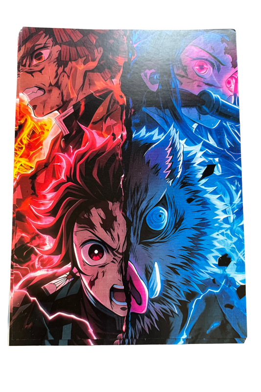 ZENITSU x TANJIRO x NEZUKO x INOSUKE || ANIME POSTERS || DEMON SLAYER